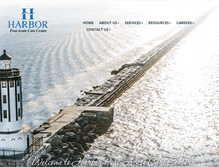 Tablet Screenshot of harborcarecenter.com